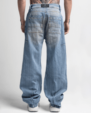 Striped Dirty Denim Pant