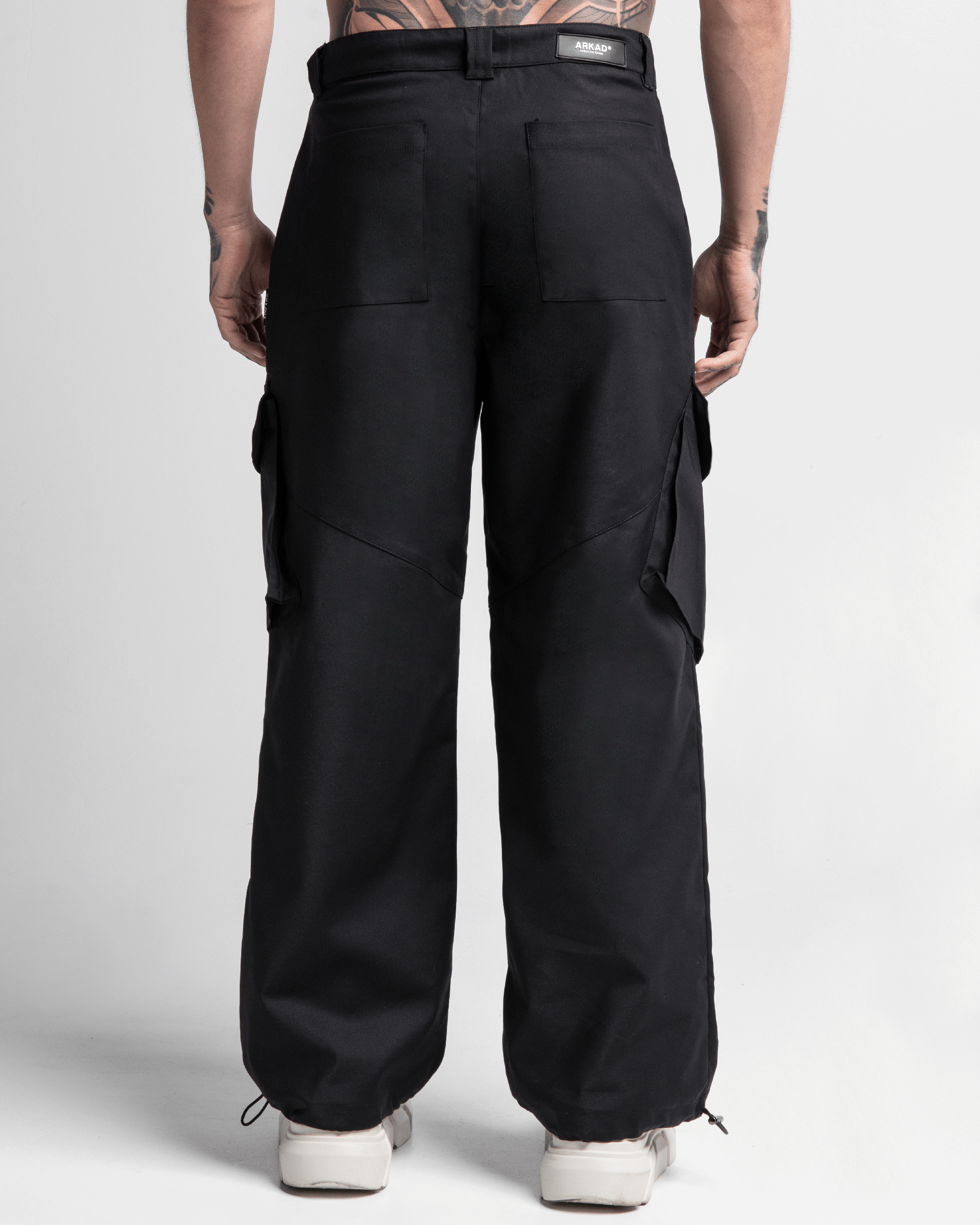 Tailored Cargo Negro Drill