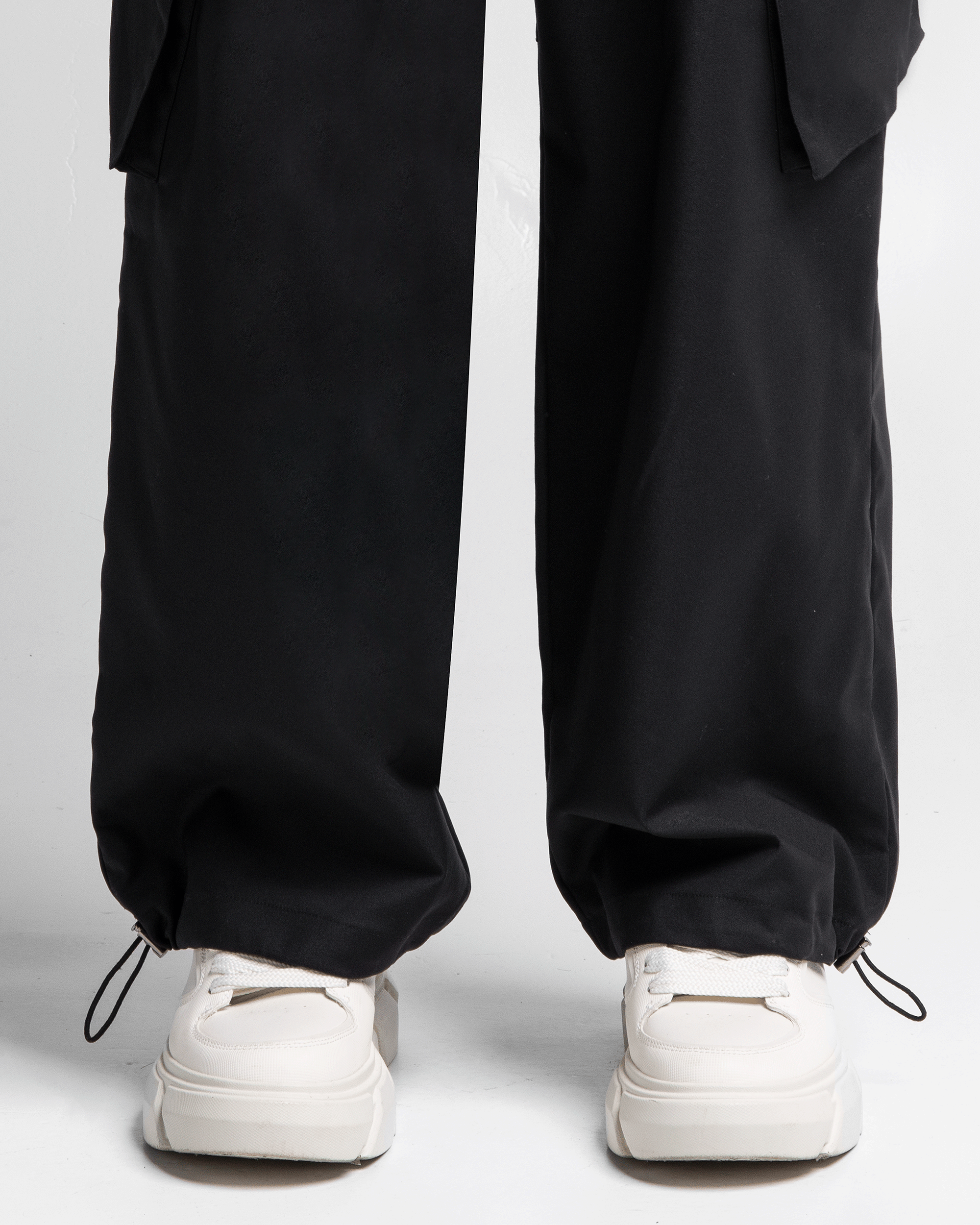 Tailored Cargo Negro Drill