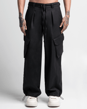 Tailored Cargo Negro Drill