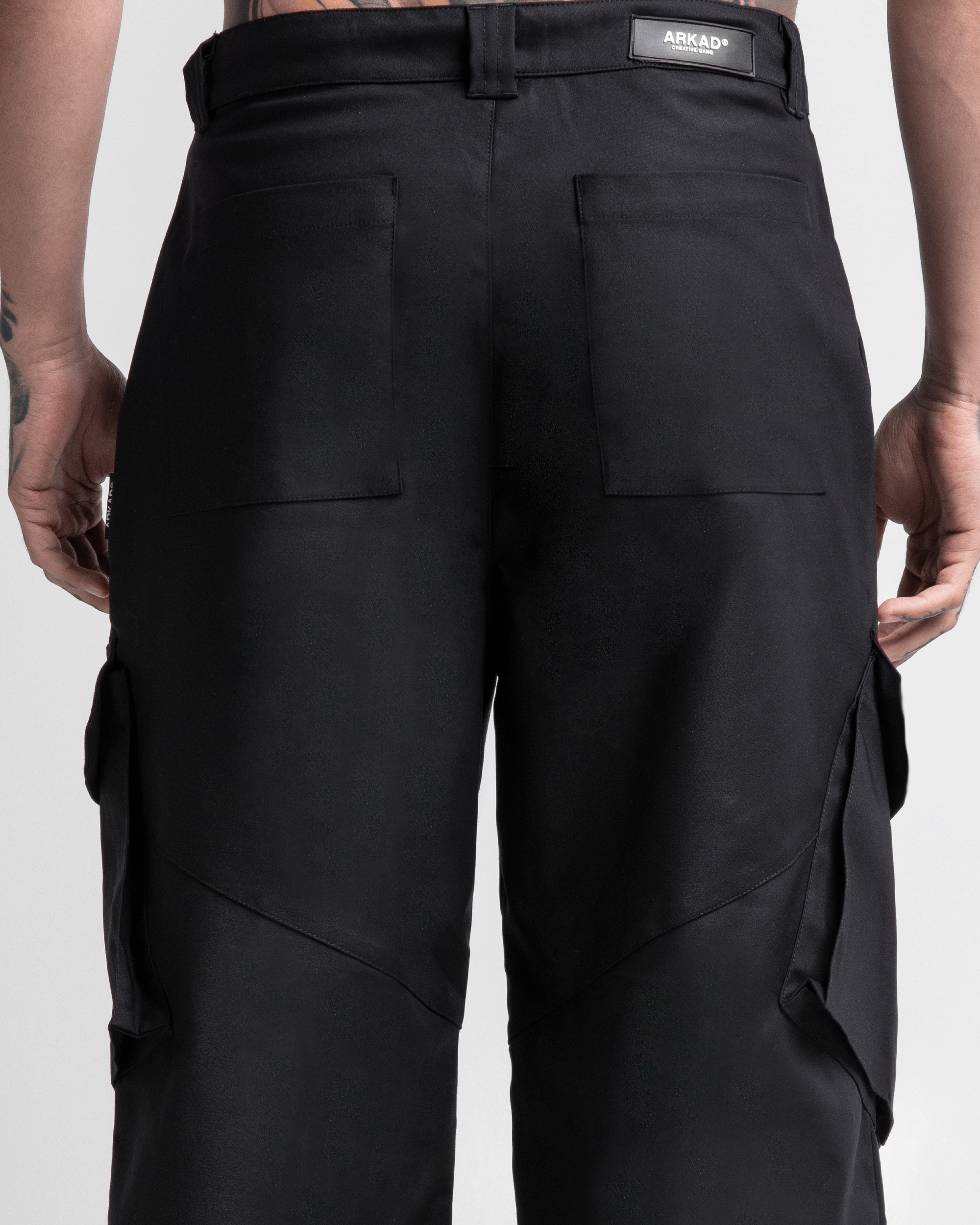Tailored Cargo Negro Drill