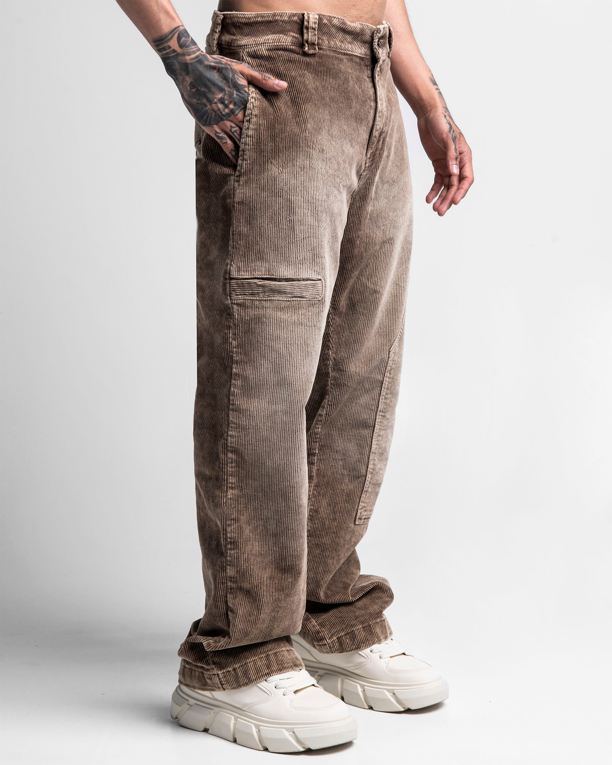 Pantalón Corduroy Acidwash Cafe