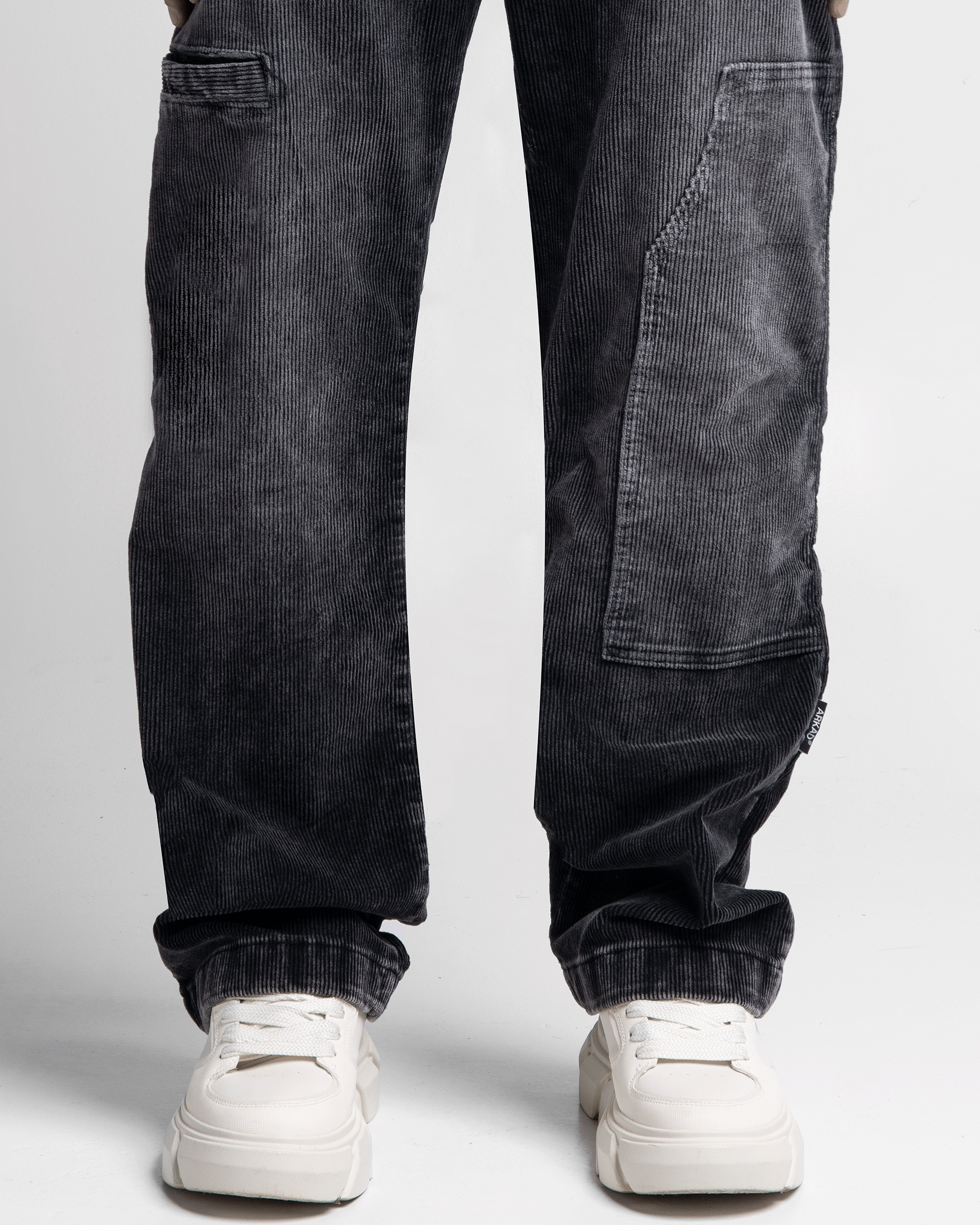 Pantalón Corduroy Acidwash Negro