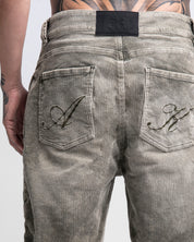 Pantalón Corduroy Acidwash Verde