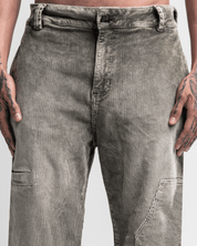 Pantalón Corduroy Acidwash Verde