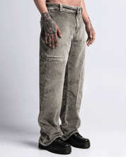 Pantalón Corduroy Acidwash Verde