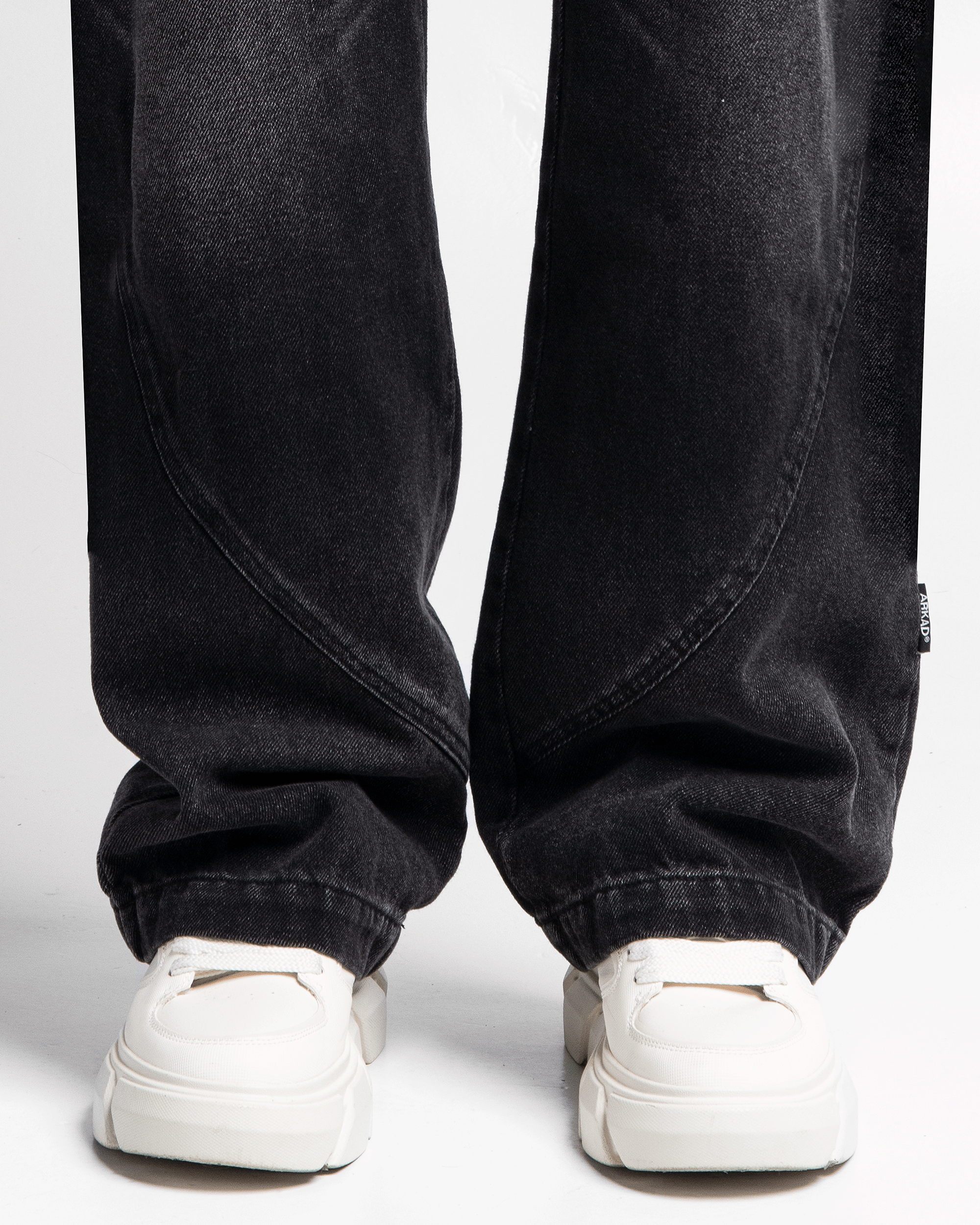Printed Black Jean