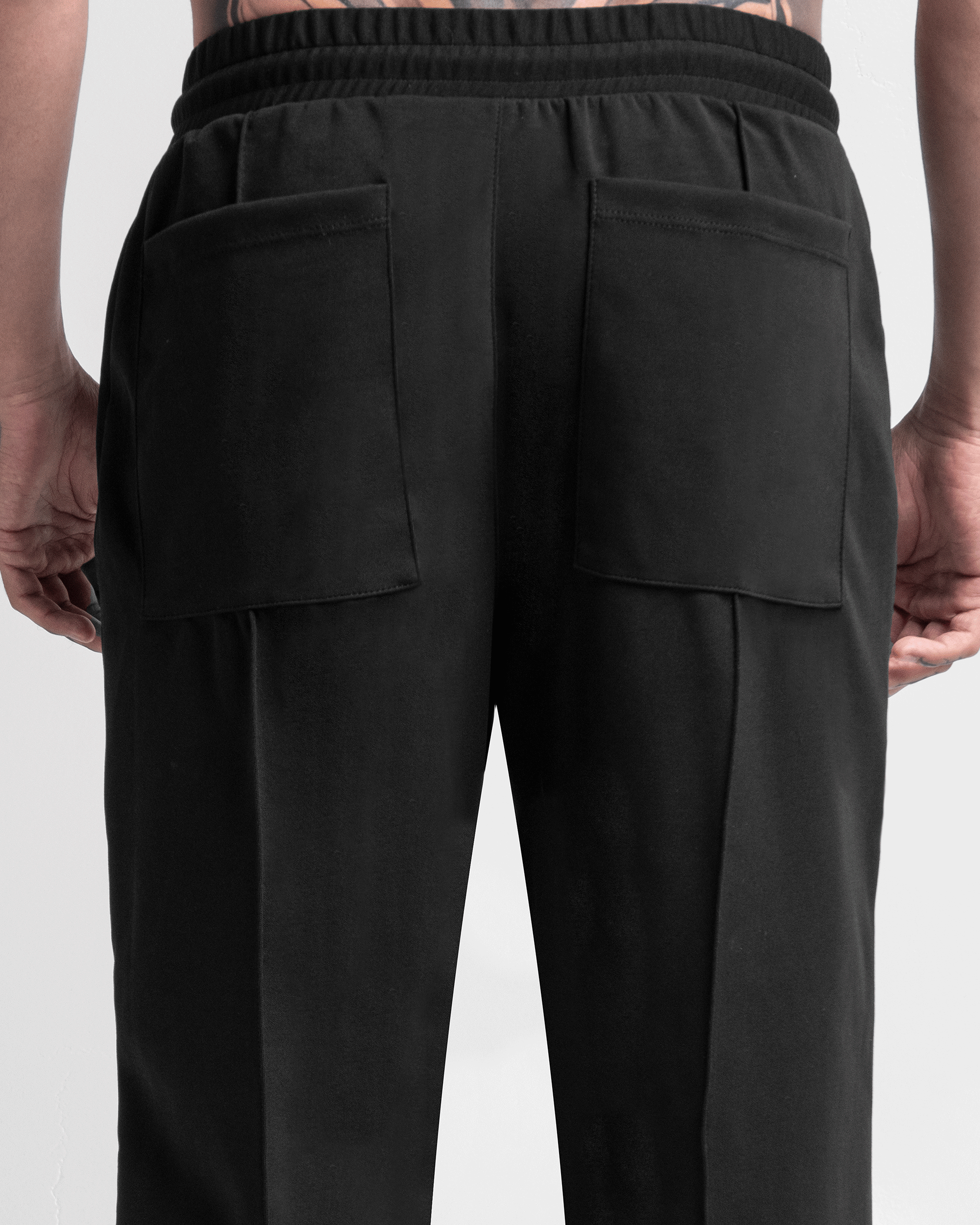 Pintuck Pant - Negro