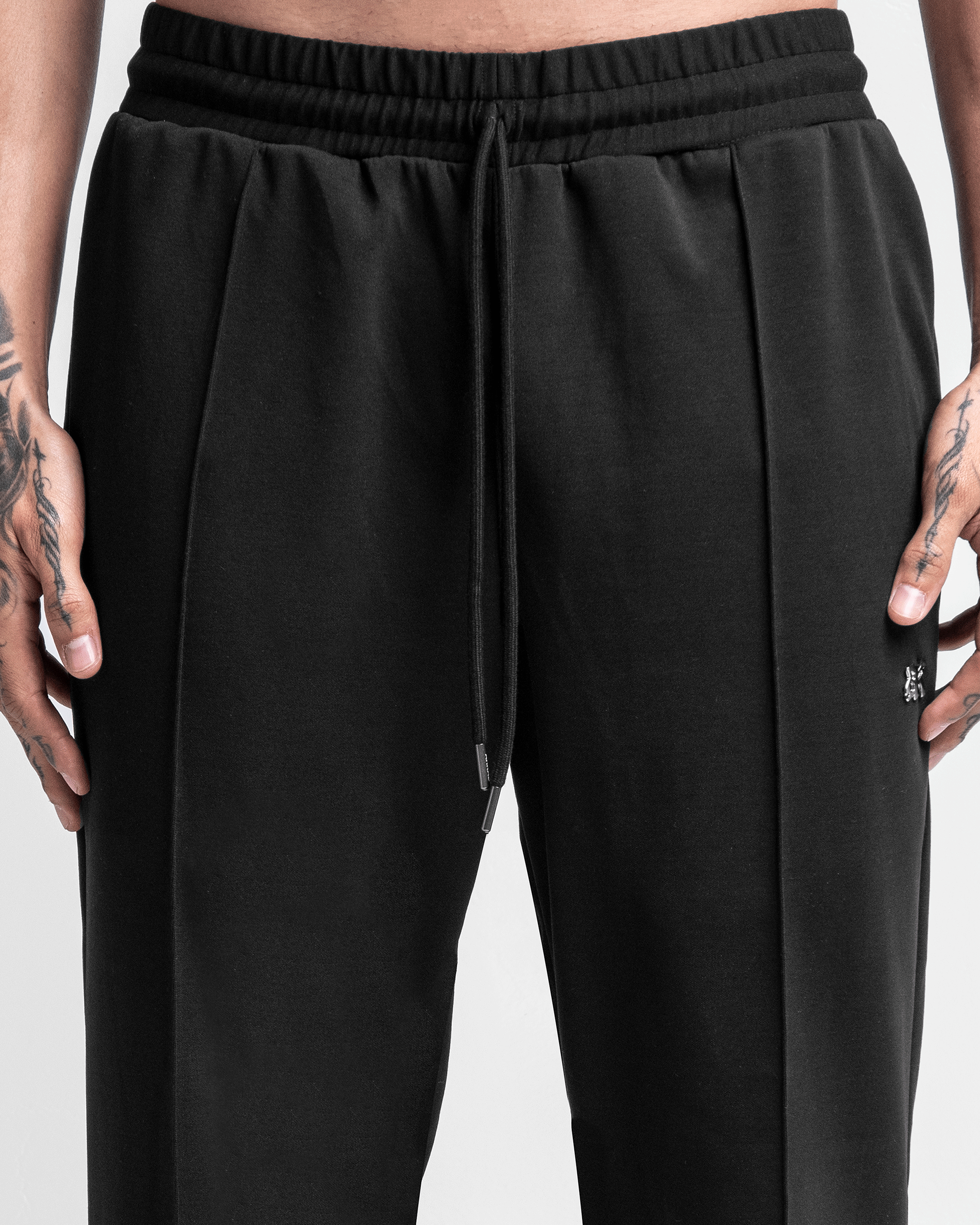 Pintuck Pant - Negro