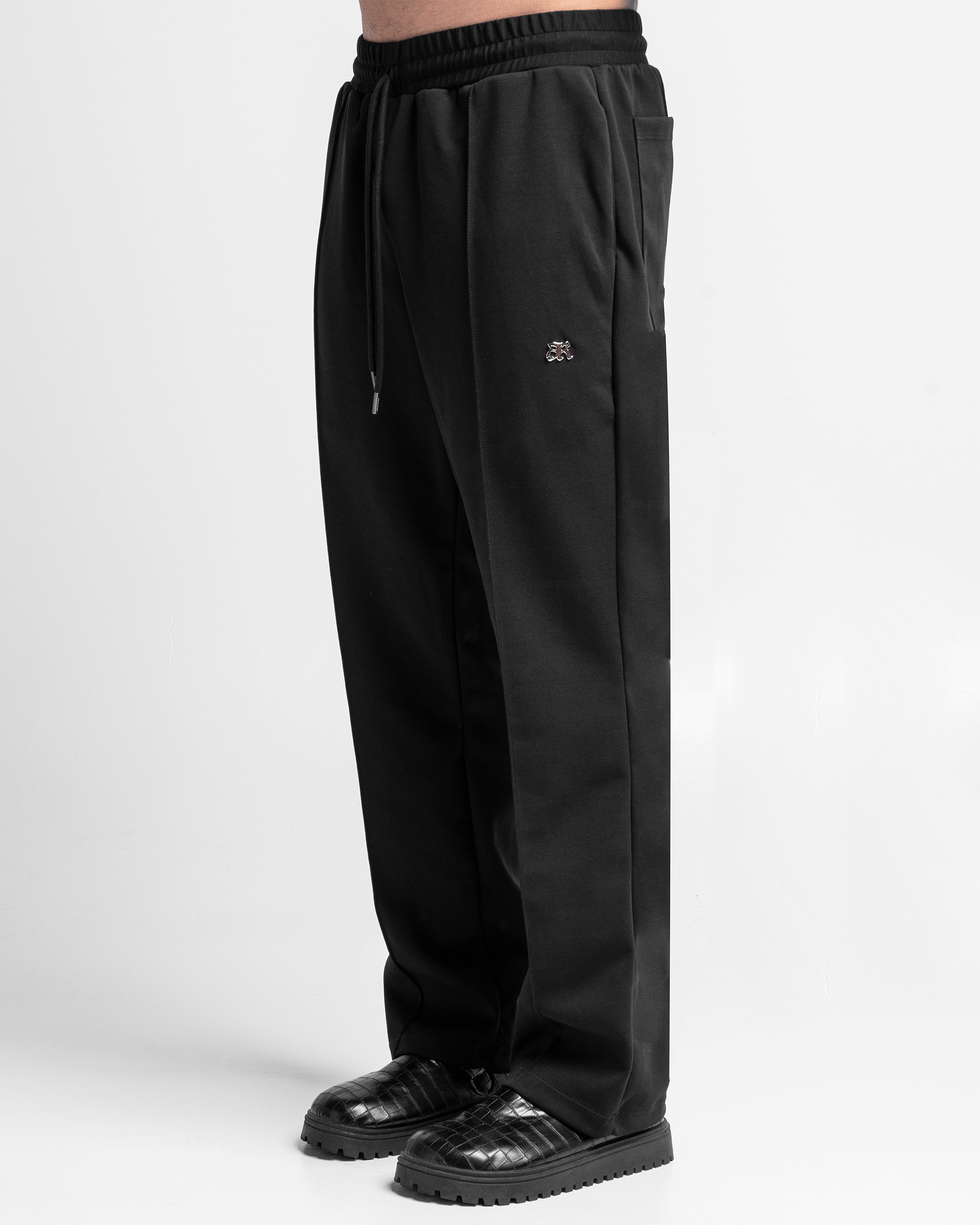 Pintuck Pant - Negro