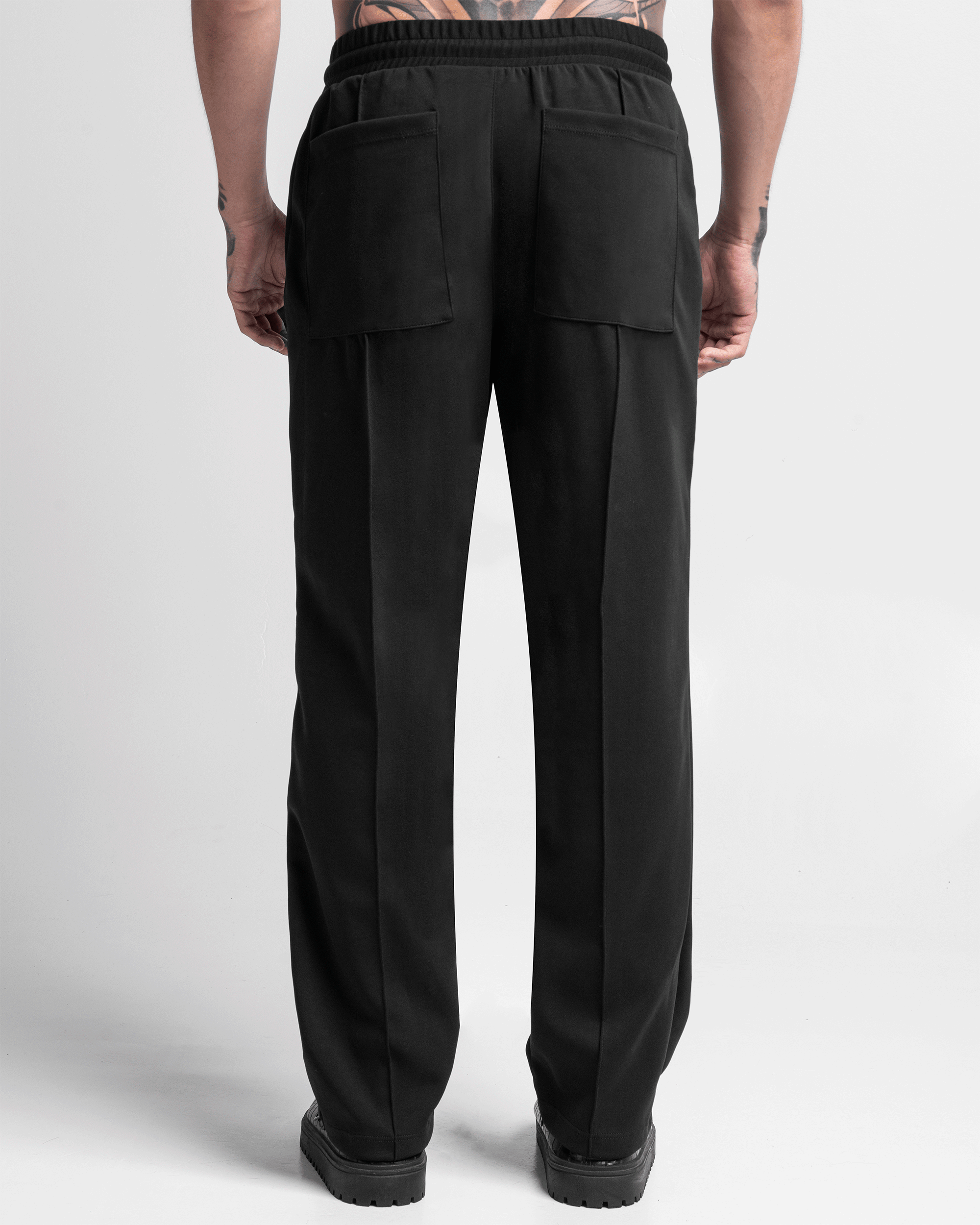 Pintuck Pant - Negro