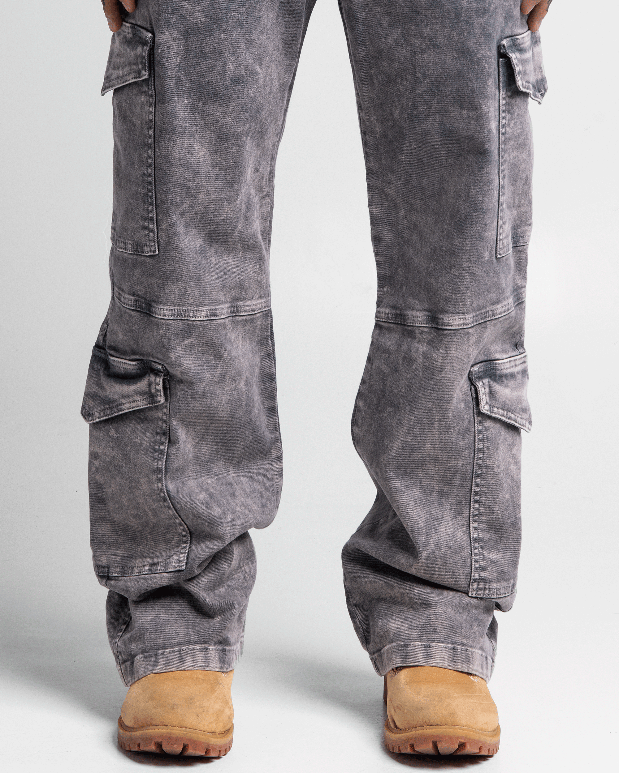Jean Cargo Dirty Gris