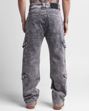 Jean Cargo Dirty Gris