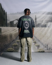 Pantalón Corduroy Acidwash Verde