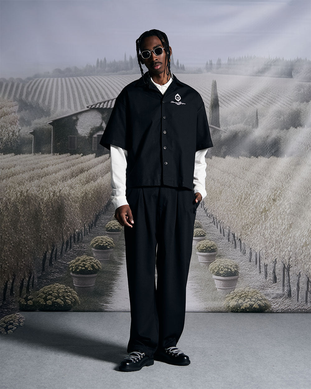Tailored Pant Negro Legione