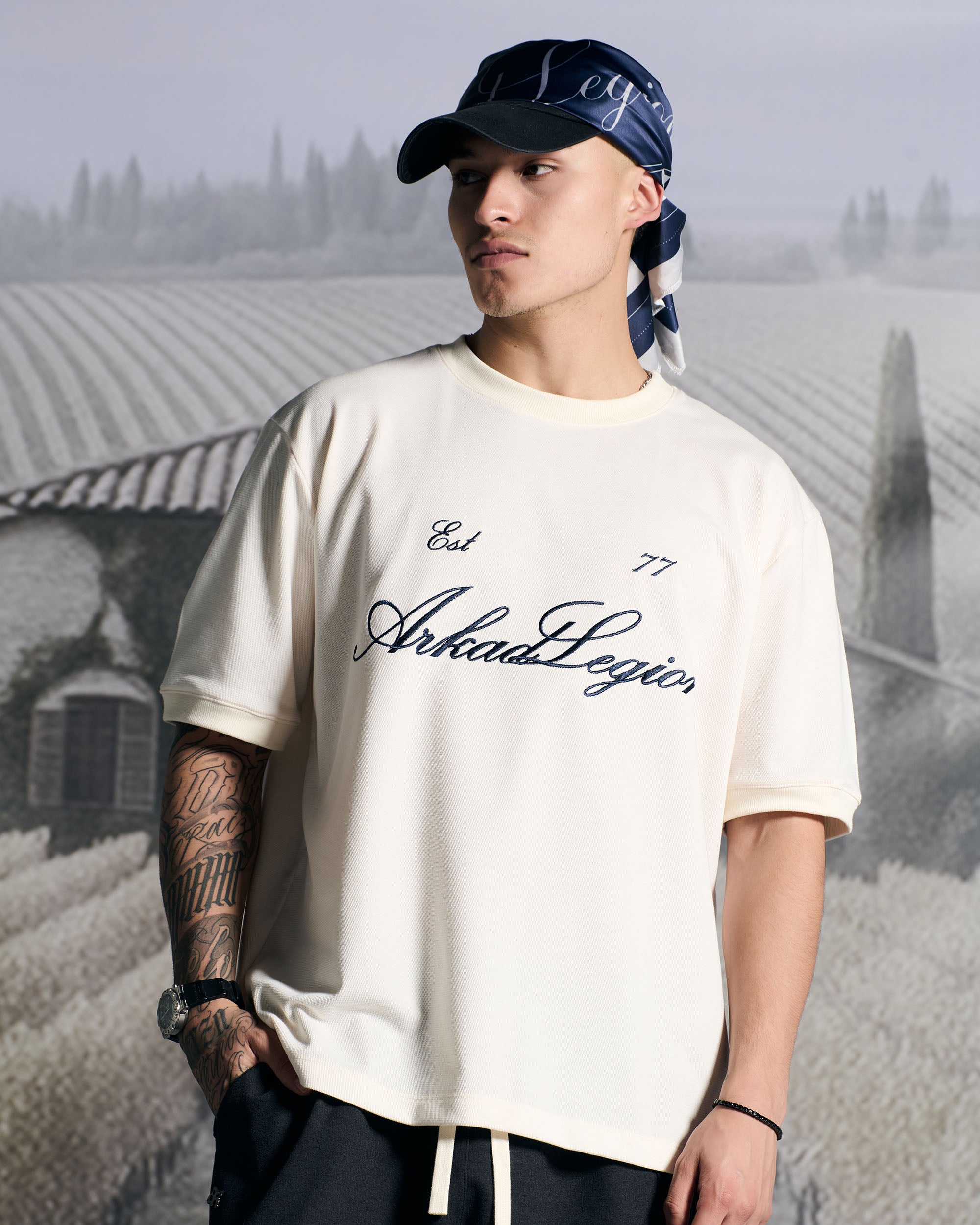 Bandana Cuadros Azul Legione