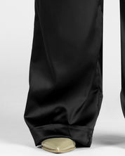 Pantalon Negro Satin Mujer