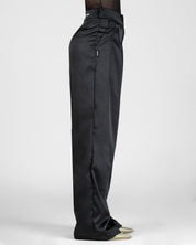 Pantalon Negro Satin Mujer