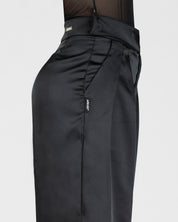 Pantalon Negro Satin Mujer