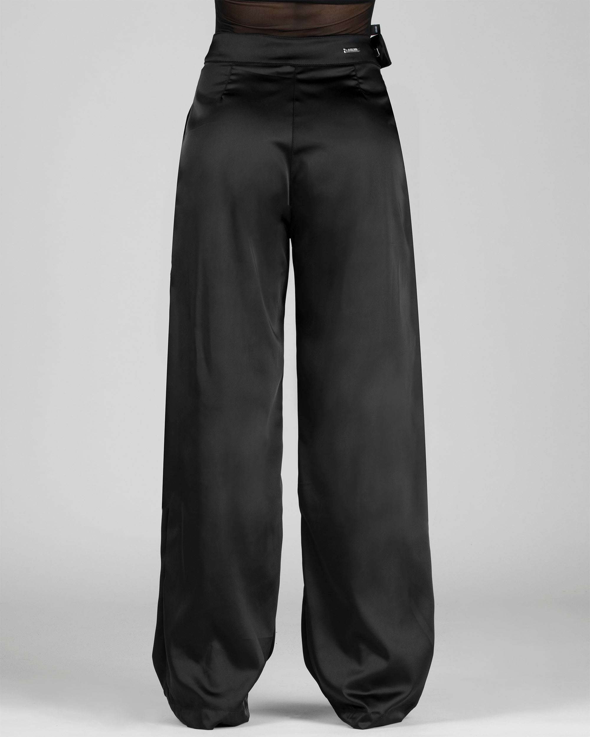 Pantalon Negro Satin Mujer