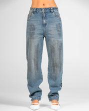 Jean Dirty Azul Mujer