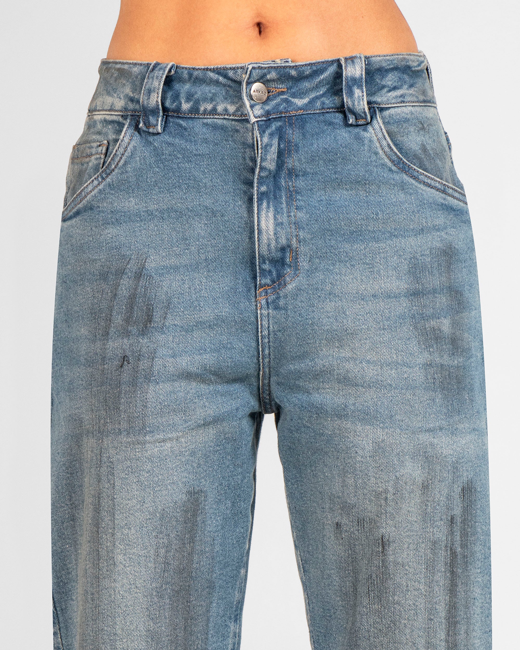 Jean Dirty Azul Mujer