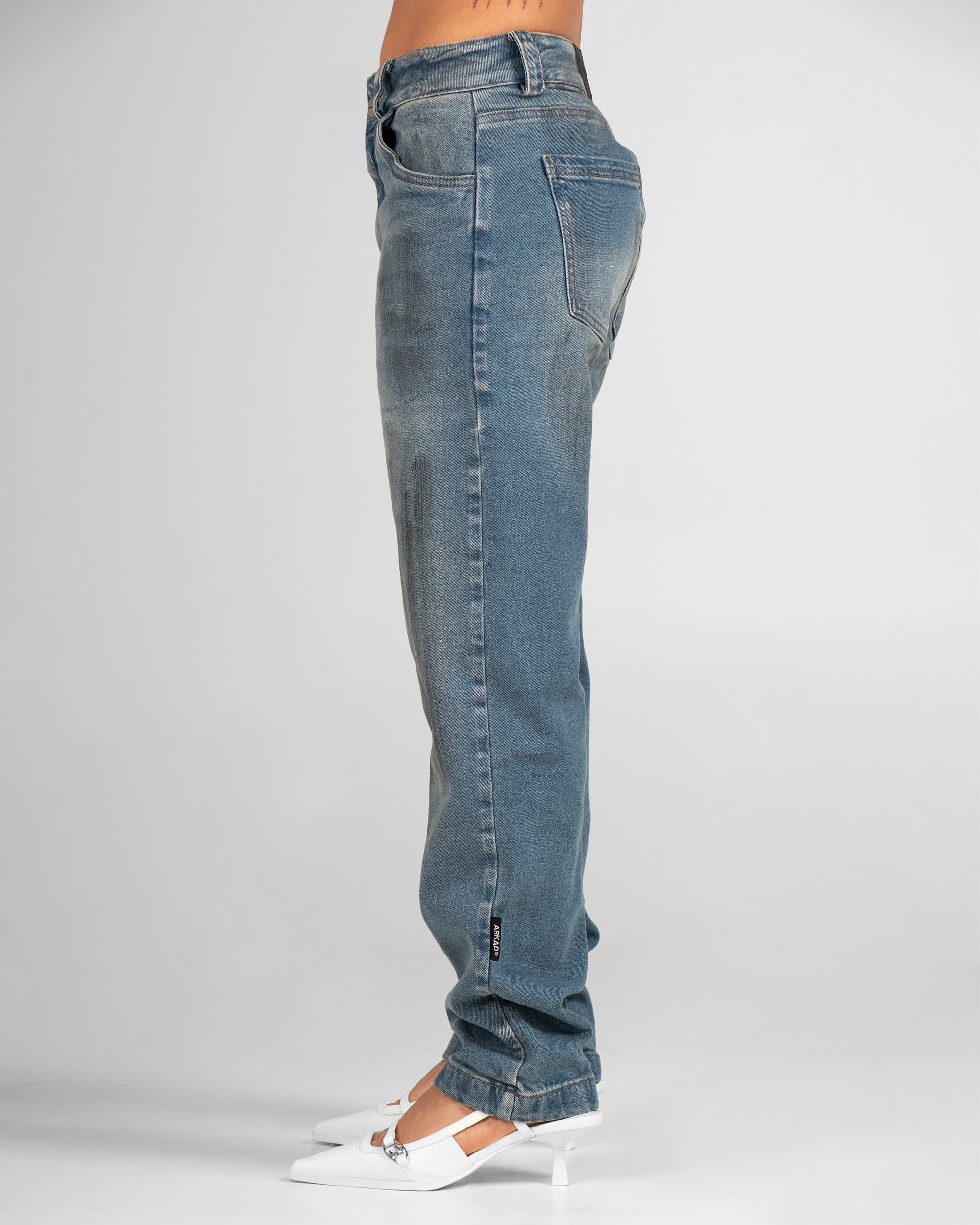 Jean Dirty Azul Mujer