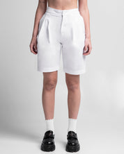 Tailored Jort Blanco Mujer