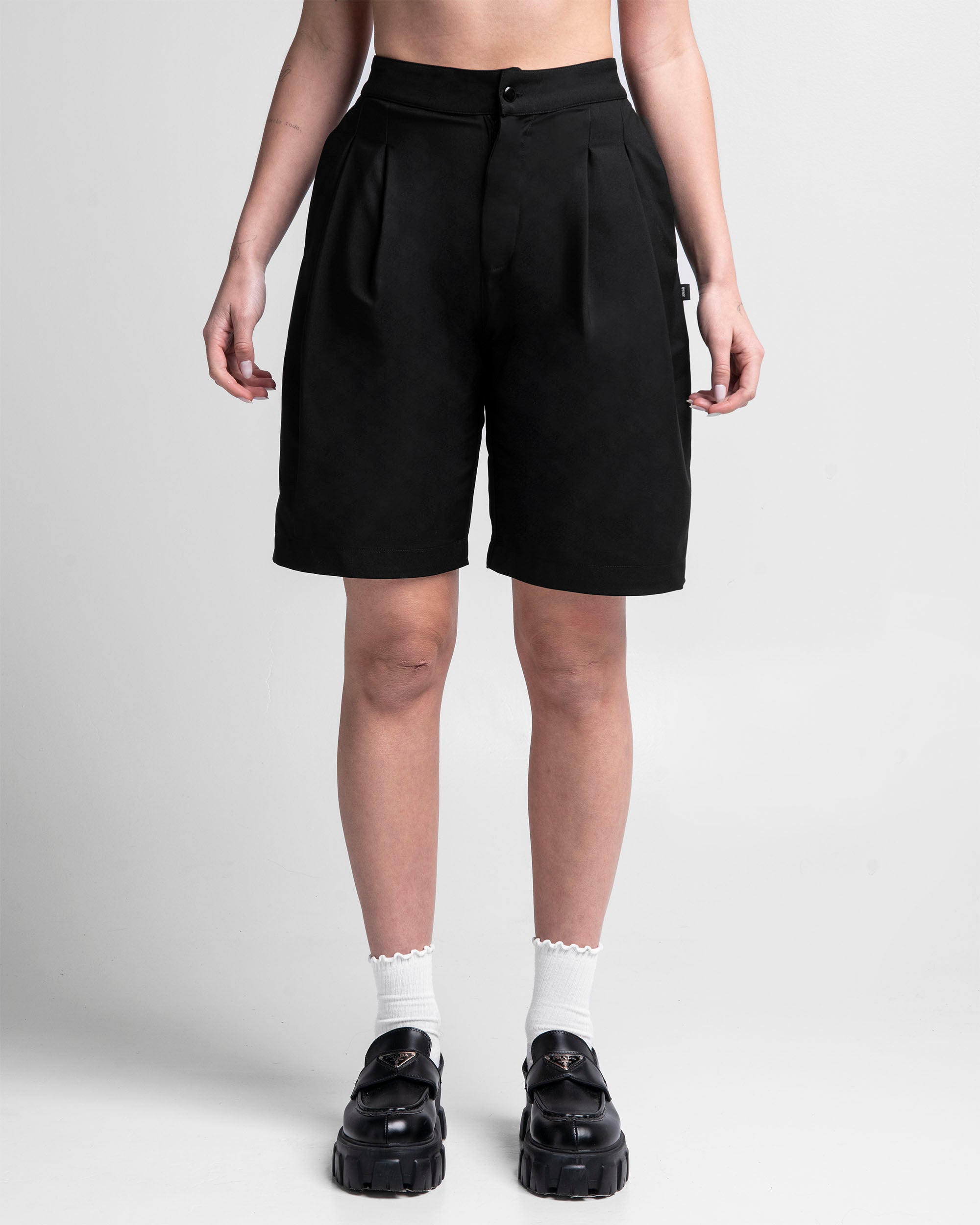 Tailored Jort Negro Mujer