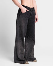Denim Pant Degrade Negro Mujer