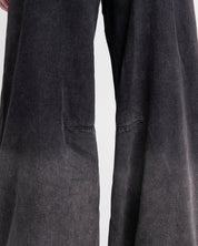 Denim Pant Degrade Negro Mujer