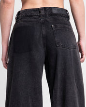 Denim Pant Degrade Negro Mujer