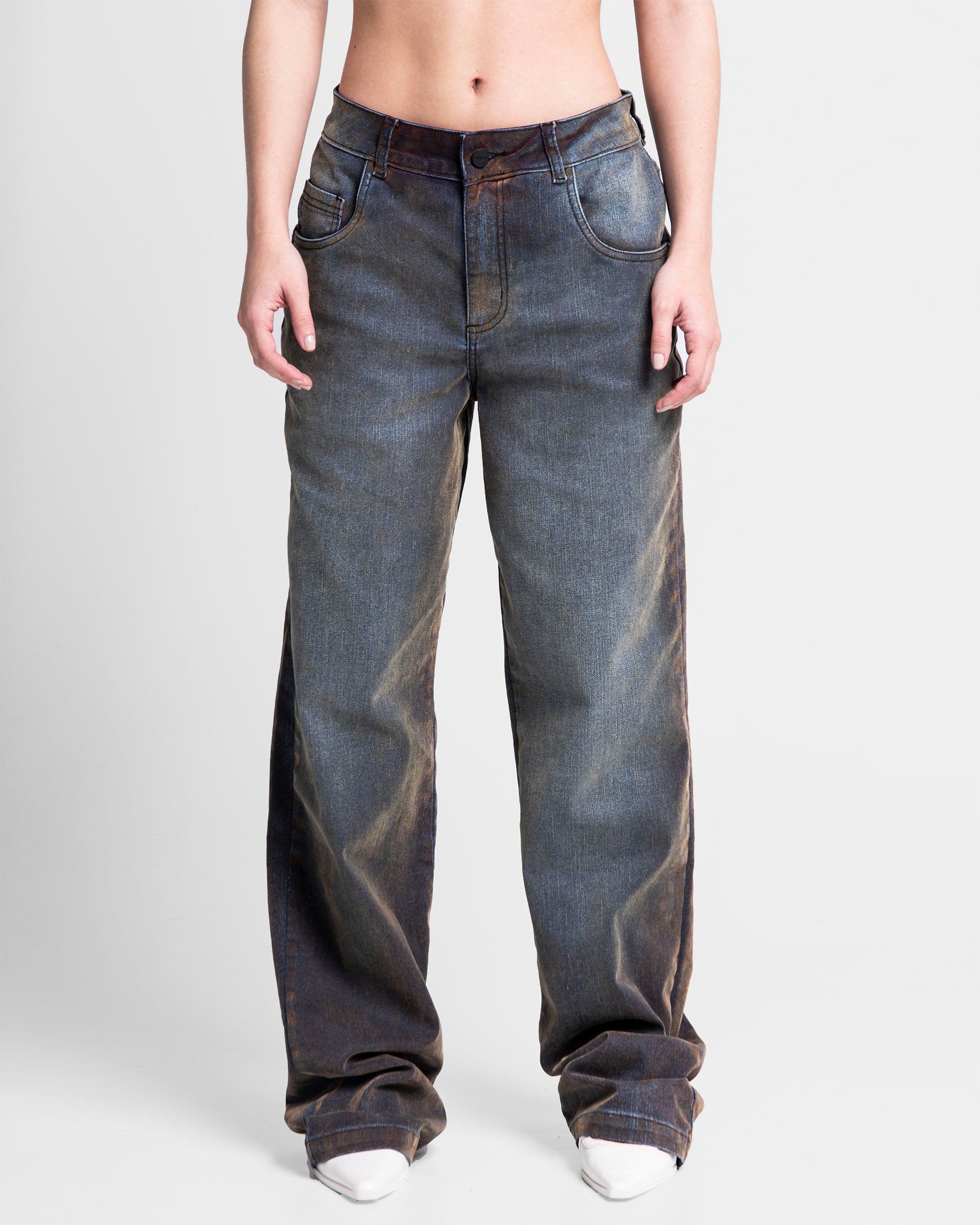 Velvet Jean Cafe Mujer