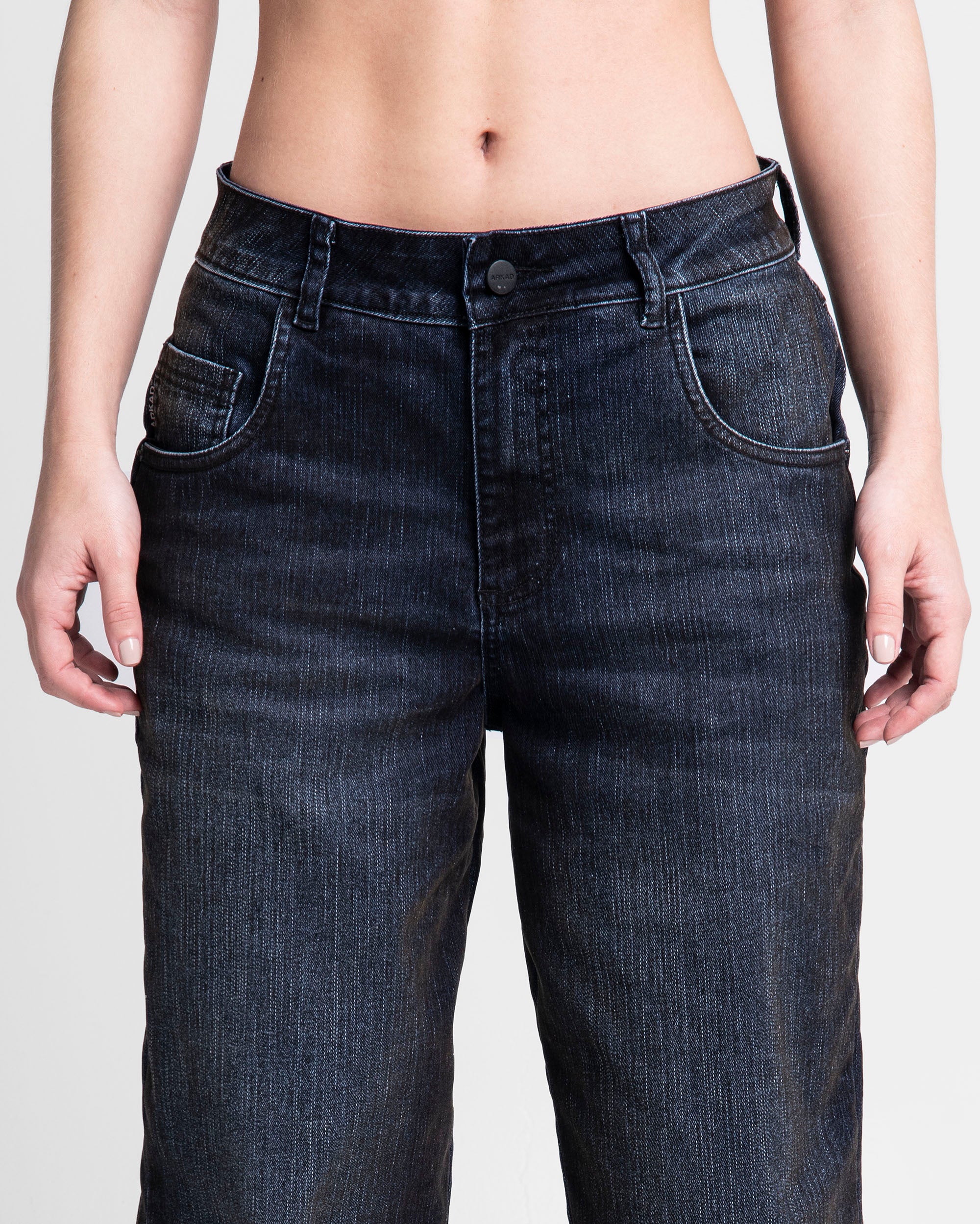 Velvet Jean Negro Mujer