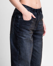 Velvet Jean Negro Mujer