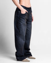 Velvet Jean Negro Mujer