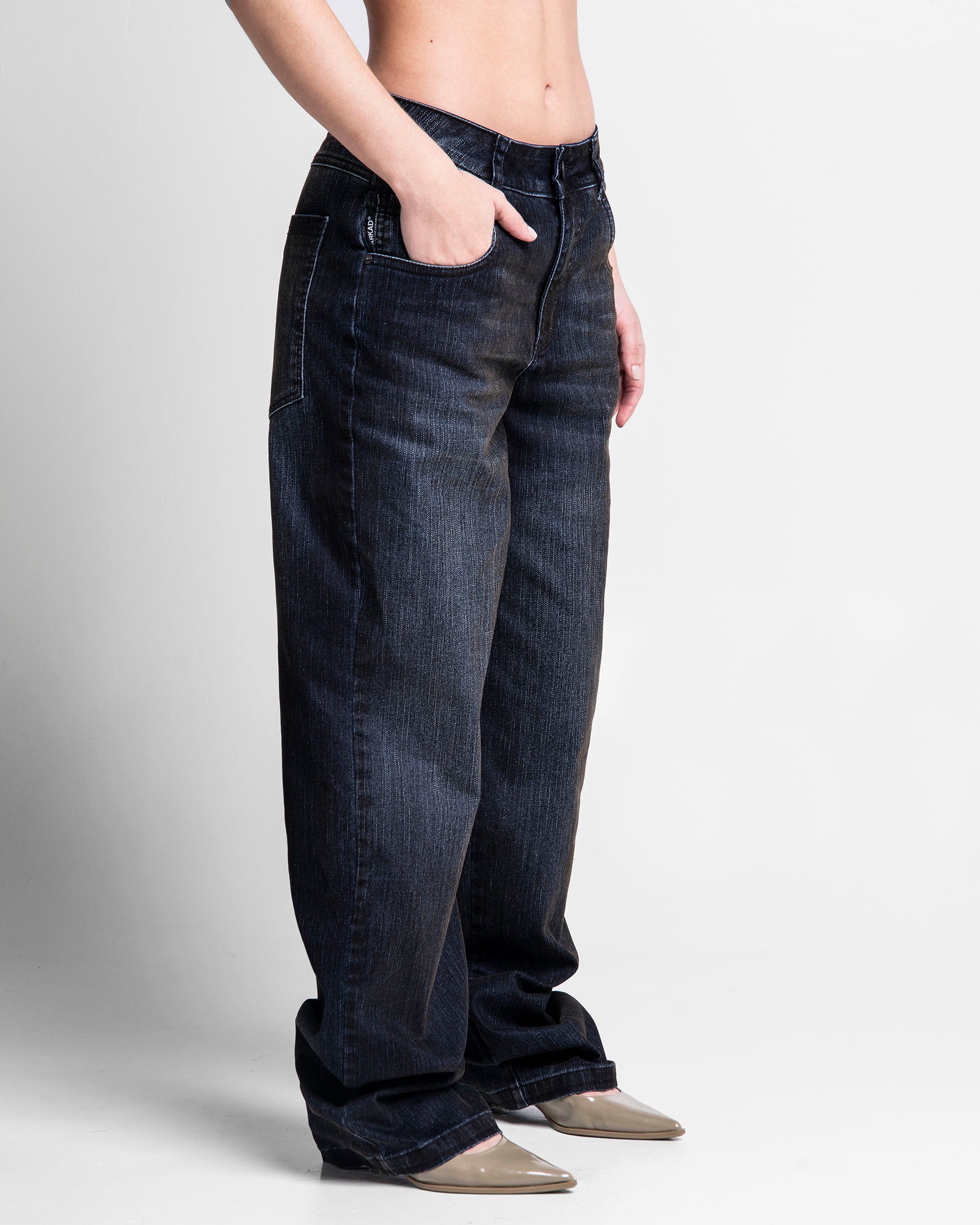 Velvet Jean Negro Mujer