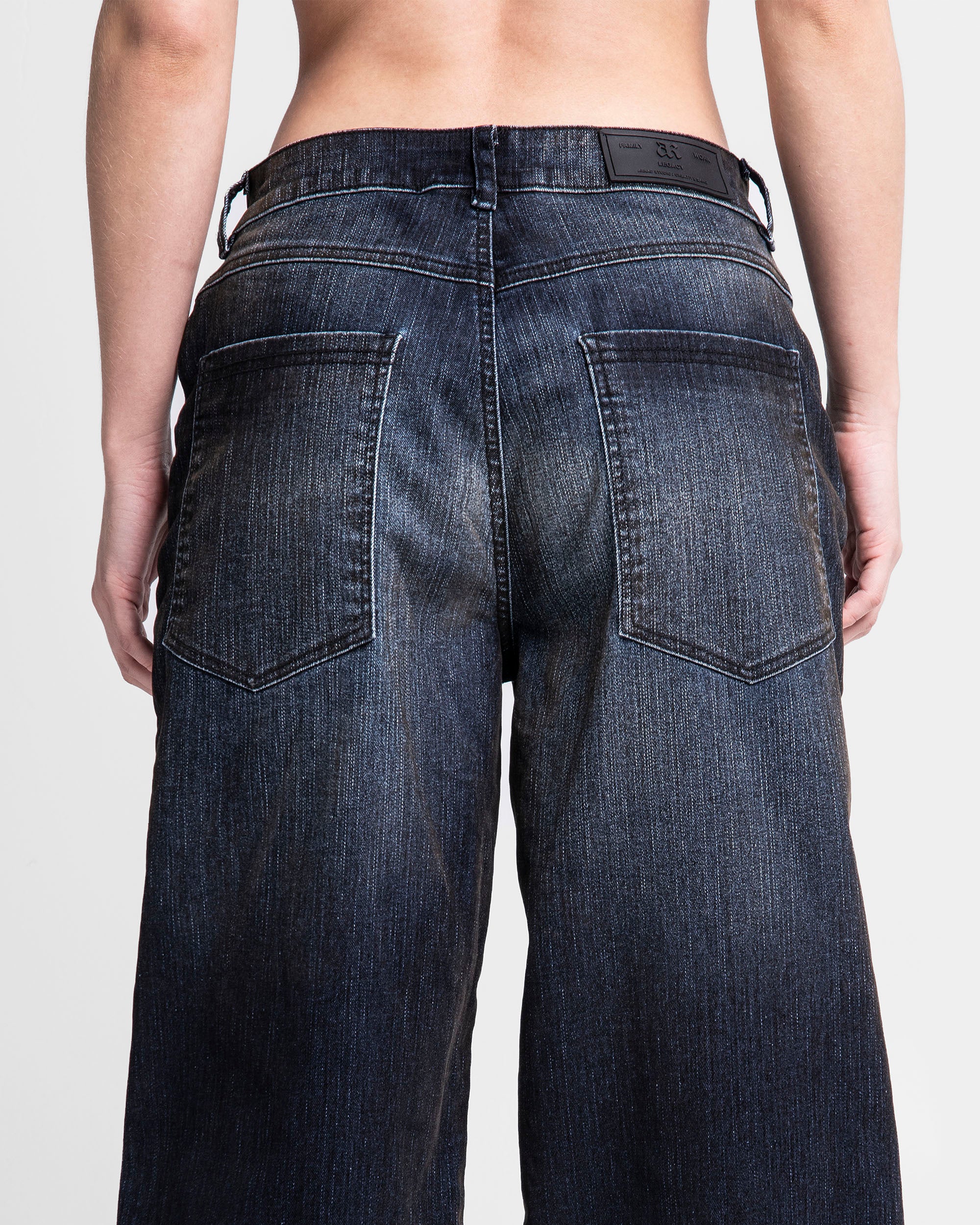 Velvet Jean Negro Mujer