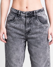Denim Pant Gris Mujer