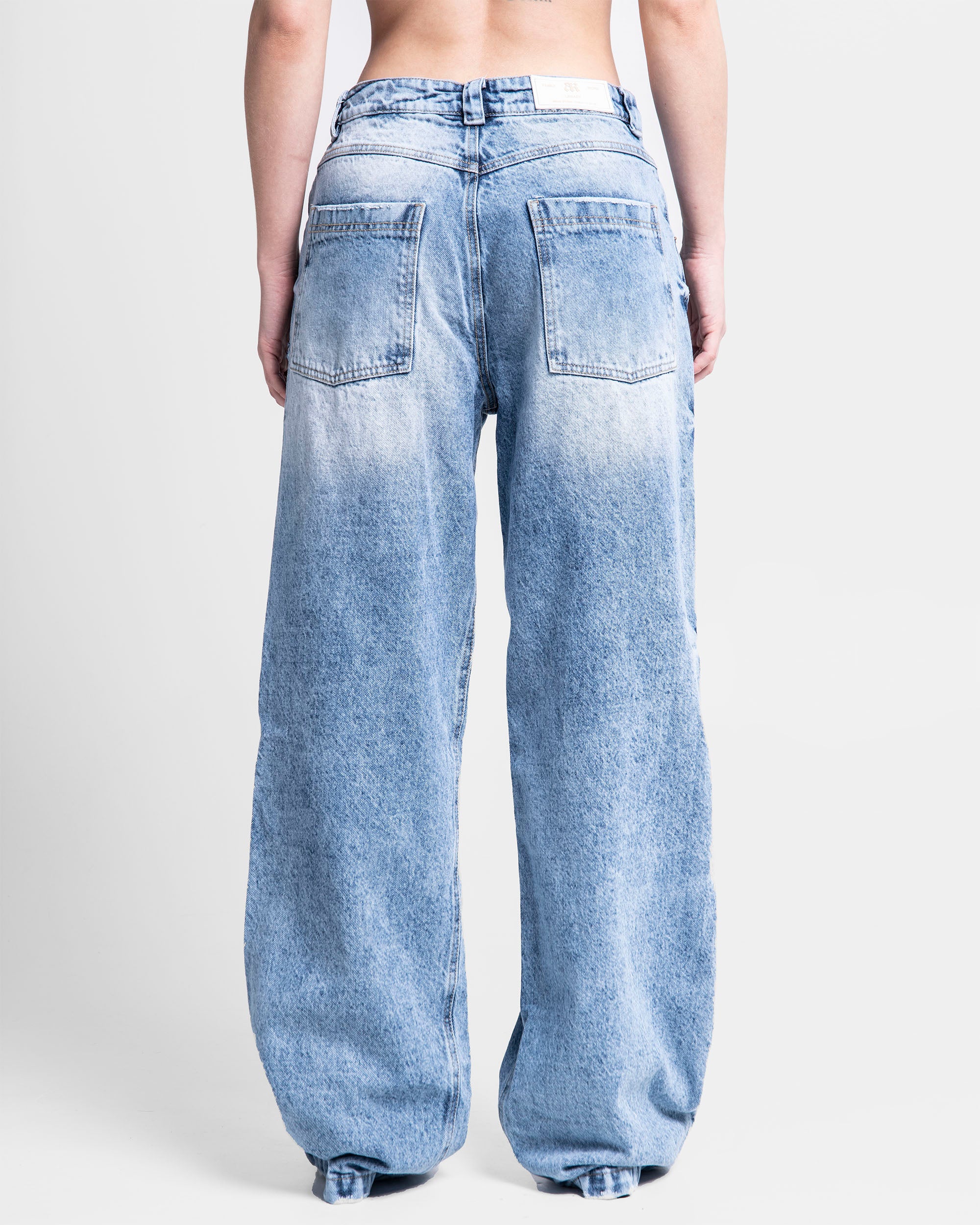 Jean Destroyed Azul Mujer