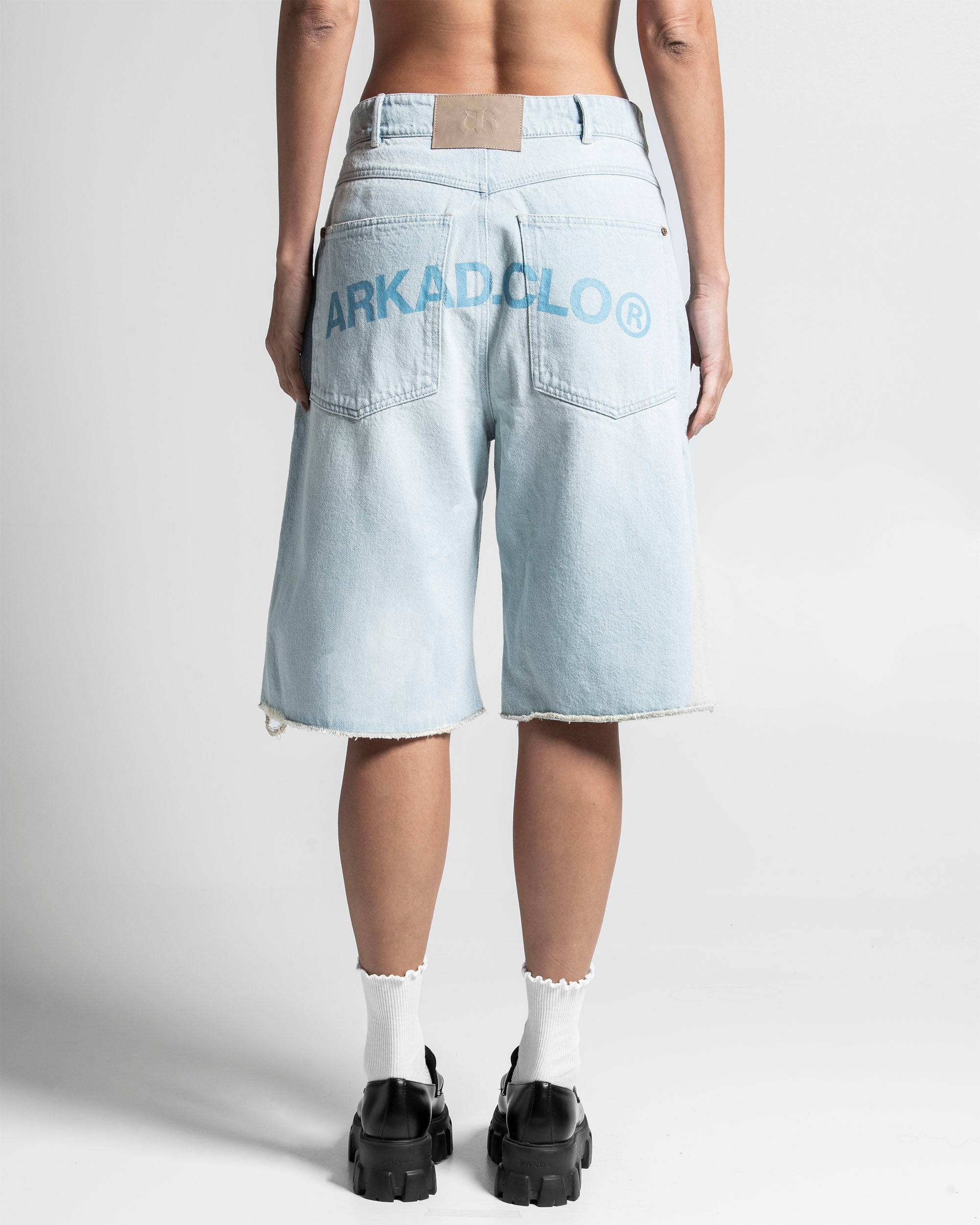 Printed Jort Dirty Oversize Mujer