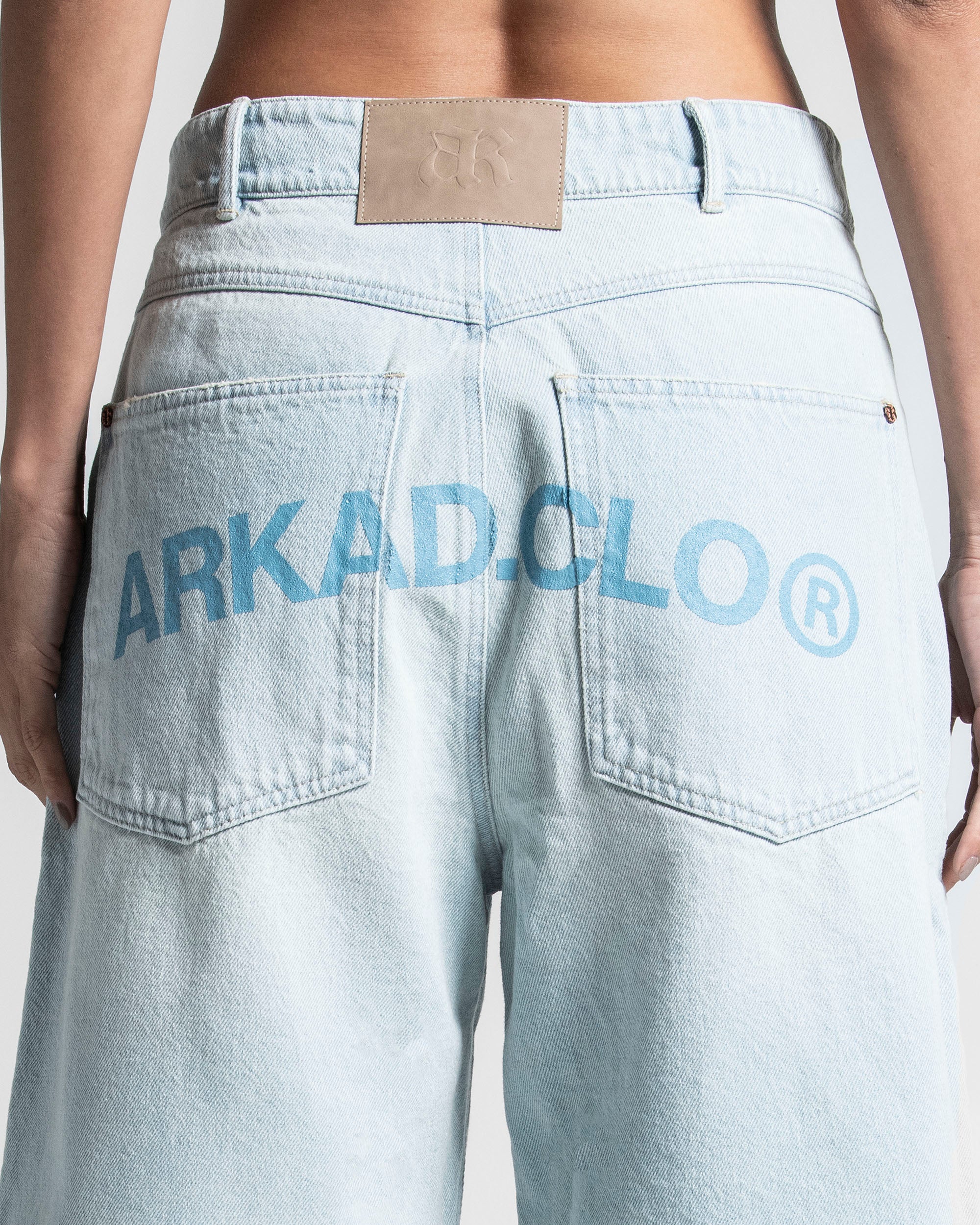 Printed Jort Dirty Oversize Mujer