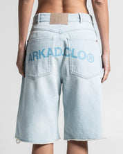 Printed Jort Dirty Oversize Mujer