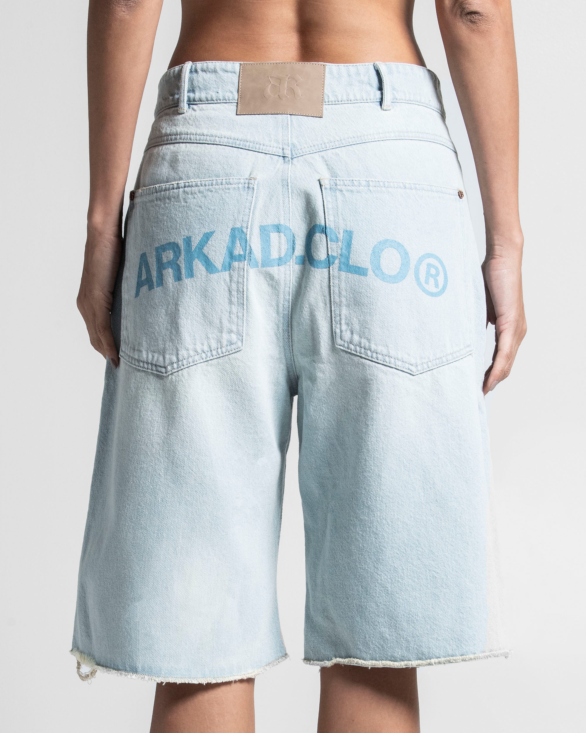 Printed Jort Dirty Oversize Mujer