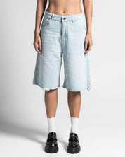 Printed Jort Dirty Oversize Mujer