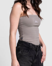 Top Strapless Gris