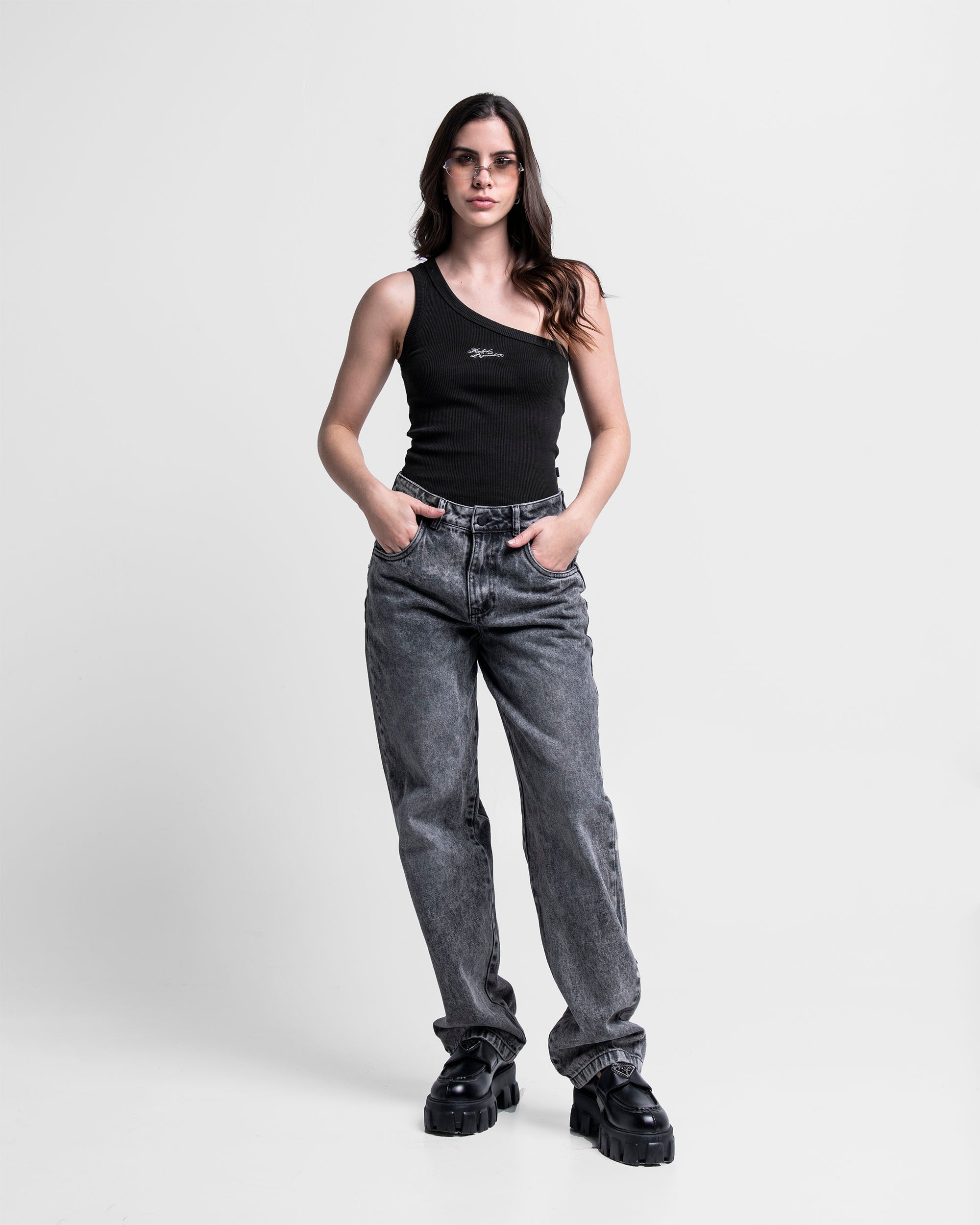 One Shoulder Tank Top