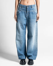 Printed Jean Azul Mujer Arkad Clo