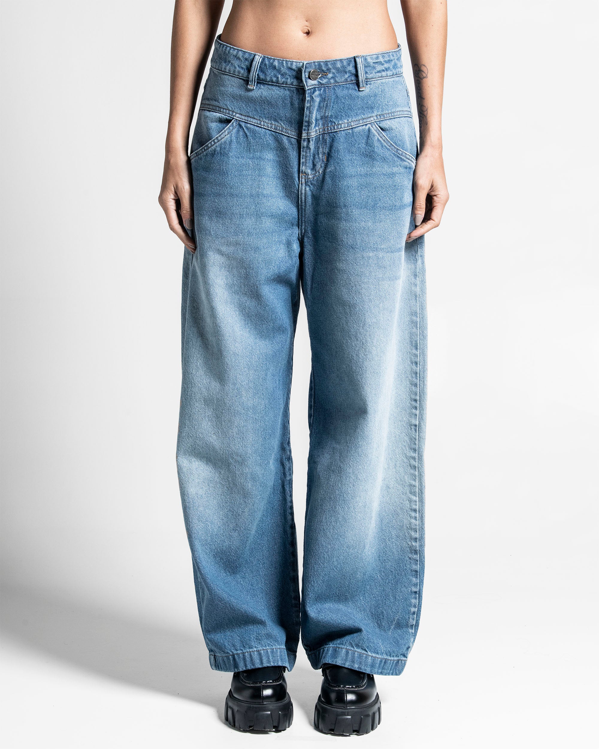 Printed Jean Azul Mujer Arkad Clo