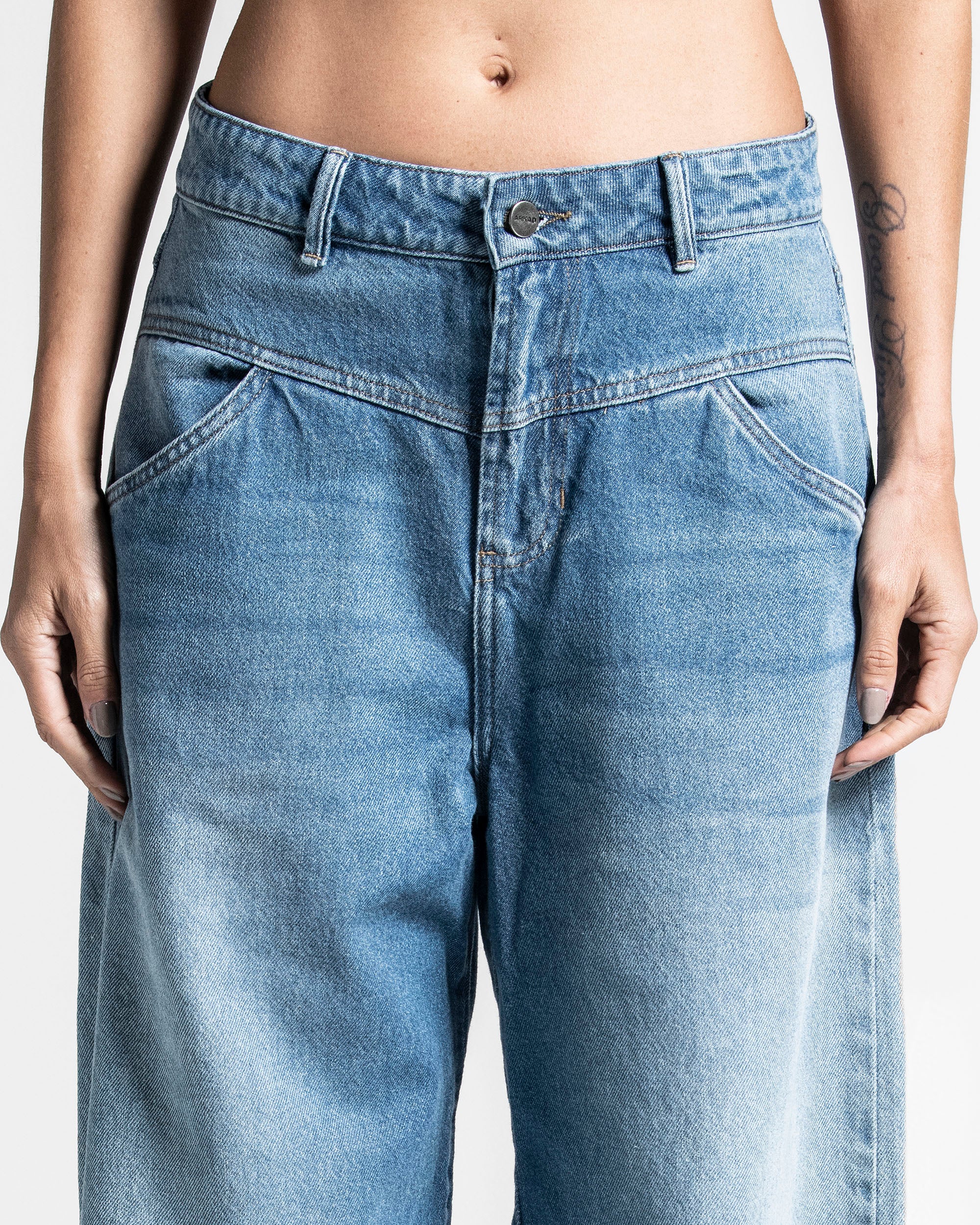 Printed Jean Azul Mujer Arkad Clo